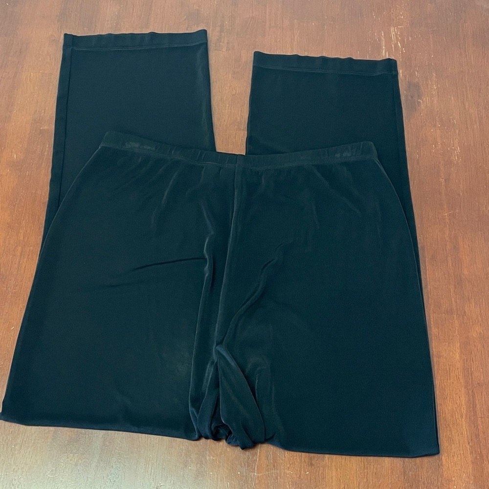 Chico's Travelers Black pants pull on comfy wrinkle resistant size 2/Short - Picture 3 of 3